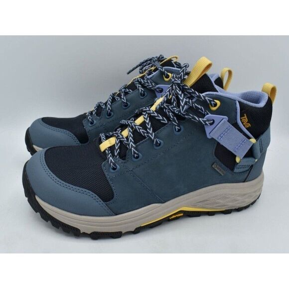 Teva Shoes - Teva Womens 9 Grandview GTX Gore Tex Mid Blue Mirage Leather Waterproof Hiking